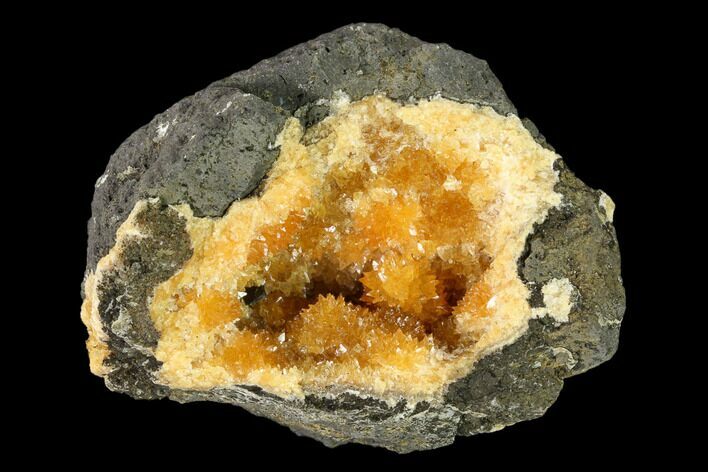 Intense Orange Calcite Crystal Cluster - Poland #148346